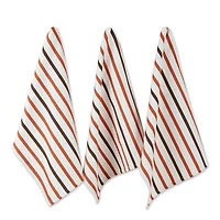 Spice Stripes Heavyweight Dishtowel And Dishcloth (Set of 6)