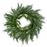 23" Green Woolsey Pine Christmas Wreath