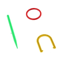 Toy Time 2-in-1 Horseshoe & Ring Toss Set