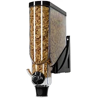 Mind Reader Black 56-Cup Easy-Pour Bulk Cereal Dispenser