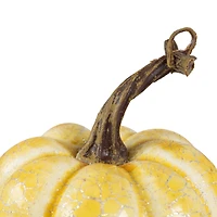 4" White Artificial Fall Harvest Pumpkins, 3ct.