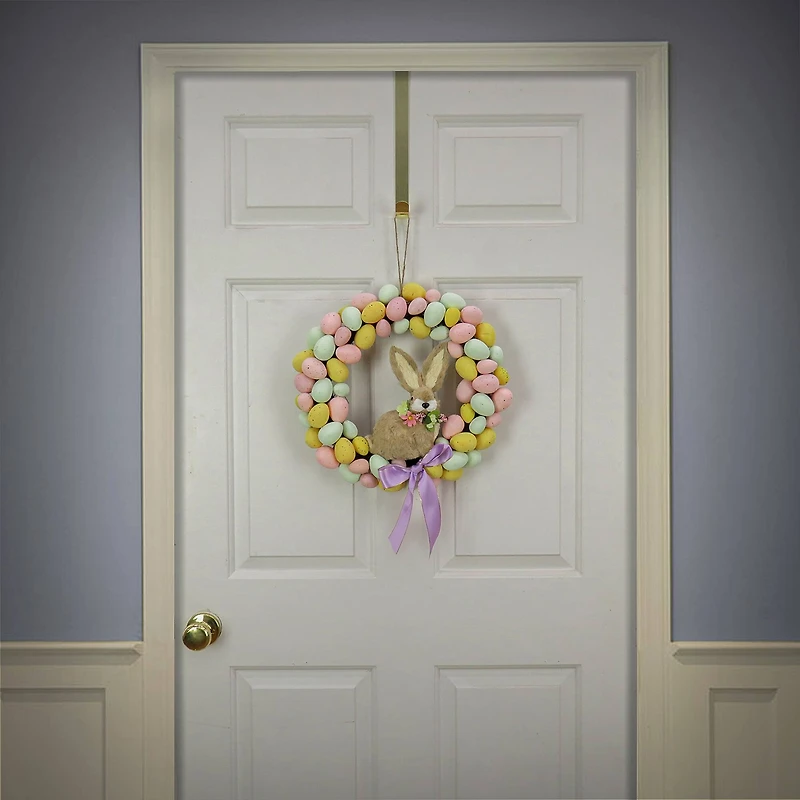 16" Egg Wreath with Bunny Center