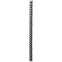 12 Pack:  Hematite Rondelle Beads, 8mm by Bead Landing™