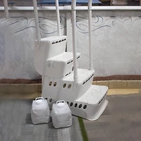 Swim Central 11" White HydroTools Pool Ladder Weight Anchor Bag