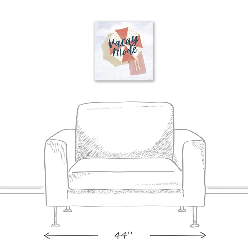 Vacay Mode Canvas Wall Art
