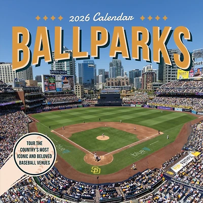 2026 Ballparks Wall Calendar