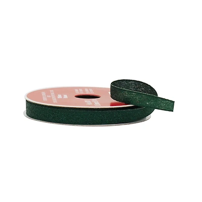3/8" x 30ft. Green Shimmer Ribbon by Celebrate It®