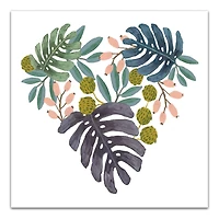 Tropical Leaves Canvas Wall Art
