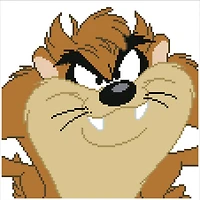 Camelot Dotz Looney Tasmanian Devil Diamond Painting Kit