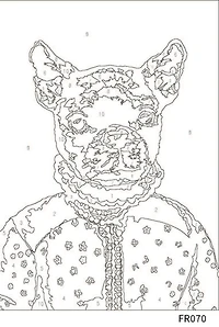 Frenchie Paint-by-Number Framed Mini Kit by Artist's Loft®