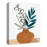 Teal Branches 16" x 20" Canvas Wall Art