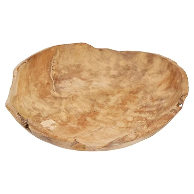 Hello Honey® 4" Assorted Large Teak Wood Bowl