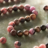 Multicolour Rhodonite Round Beads, 6mm by Bead Landing™