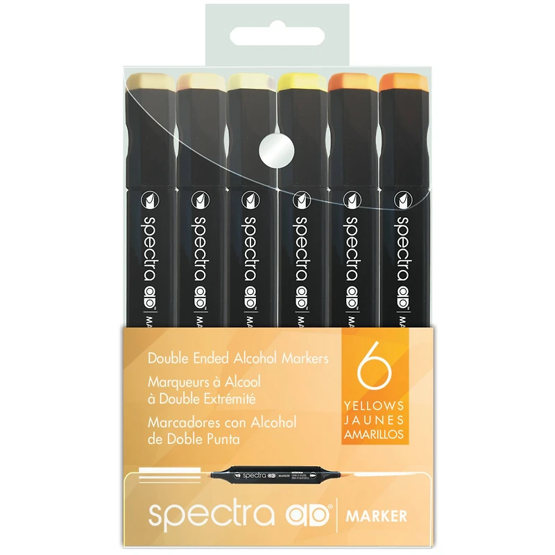 Chartpak® Spectra Ad™ Yellow Marker Set