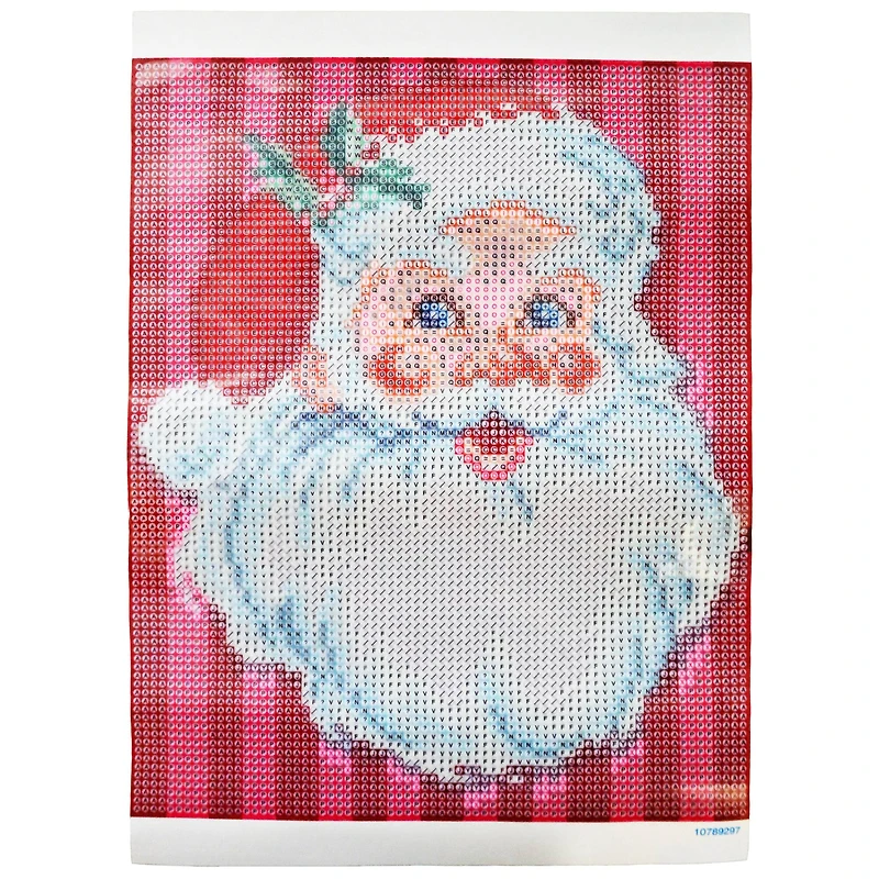 8" x 10" Jolly Santa Diamond Art Kit with Frame by Make Market®