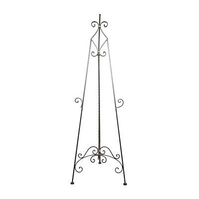 Black Iron Country Cottage Easel, 65" x 21" x 27"