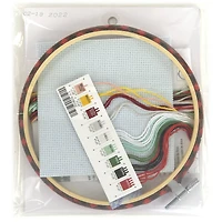 Dimensions® Learn-A-Craft Red Truck Gnomes Counted Cross Stitch Kit