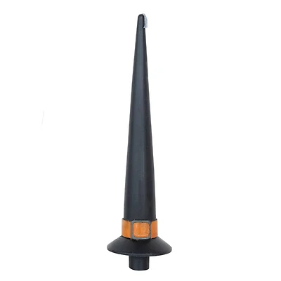 Hello Honey® 10" Black witch Hat Taper Candle