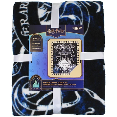 Harry Potter™ 57" x 70" Marauder's Map™ No Sew Fleece Throw Kit