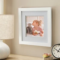 8 Pack: White Square Gallery Wall Frame with Double Mat by Studio Décor®