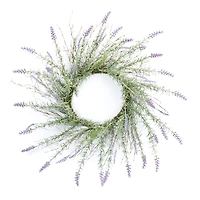 28" Lavender Floral Twig Wreath
