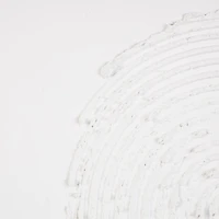 24" x 32" White Canvas Framed Wall Art