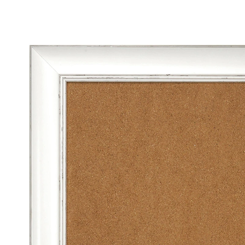 20" White Framed Cork Board by ArtMinds™