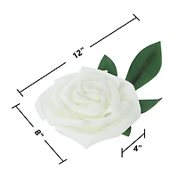 12" White Wall Flower by Ashland®