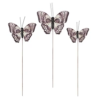 Black & White Skull Butterfly Set by Ashland®