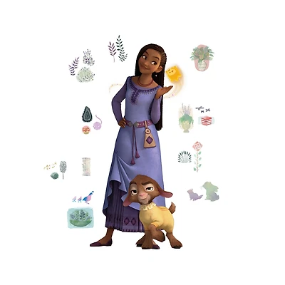 RoomMates Disney® Wish Asha & Valentino Giant Wall Decal Set
