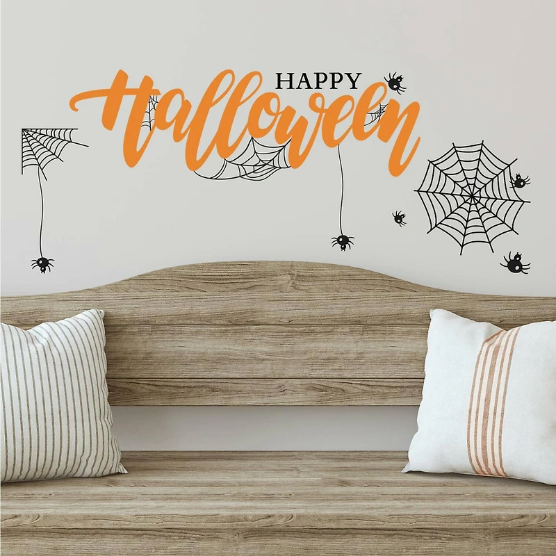 RoomMates Happy Halloween Quote Peel & Stick Wall Decal
