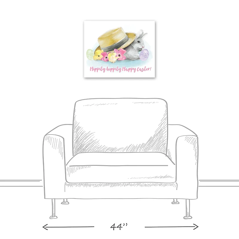 Easter Sunhat Canvas Wall Art