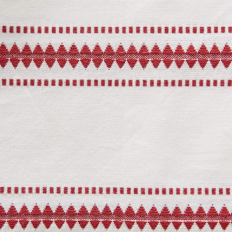 DII® Barn Red Zig Dobby Stripe Cloth Dinner Napkins, 6ct.