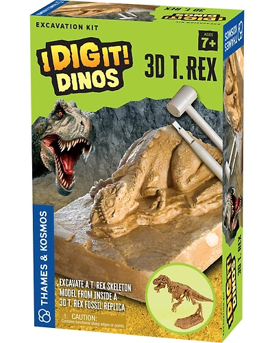 Thames & Kosmos I Dig It! Dinos 3D T. Rex Excavation Kit