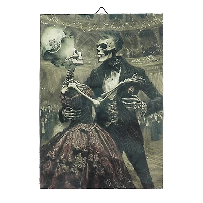 14" Dancing Skeleton Couple Wall Art by Ashland®