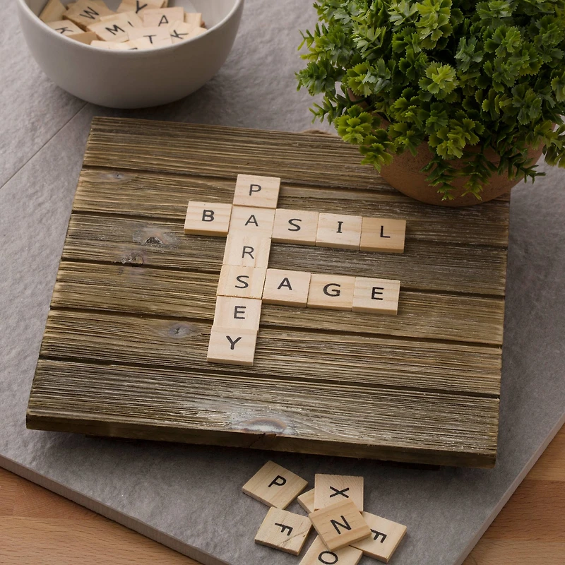 Wood Alphabet Tiles by Make Market® 