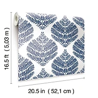 RoomMates Hygge Fern Damask Peel & Stick Wallpaper