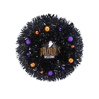 Assorted 18" Halloween Tinsel Wreath, 1pc. by Ashland®