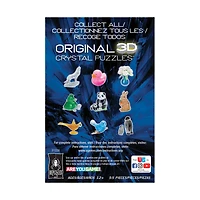 3D Crystal Puzzle - Hedgehog (Pink): 55 Pcs