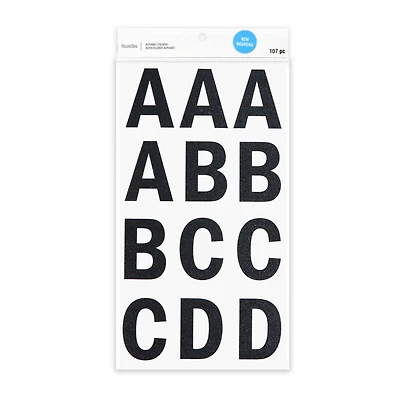 Glitter Alphabet Stickers by Recollections