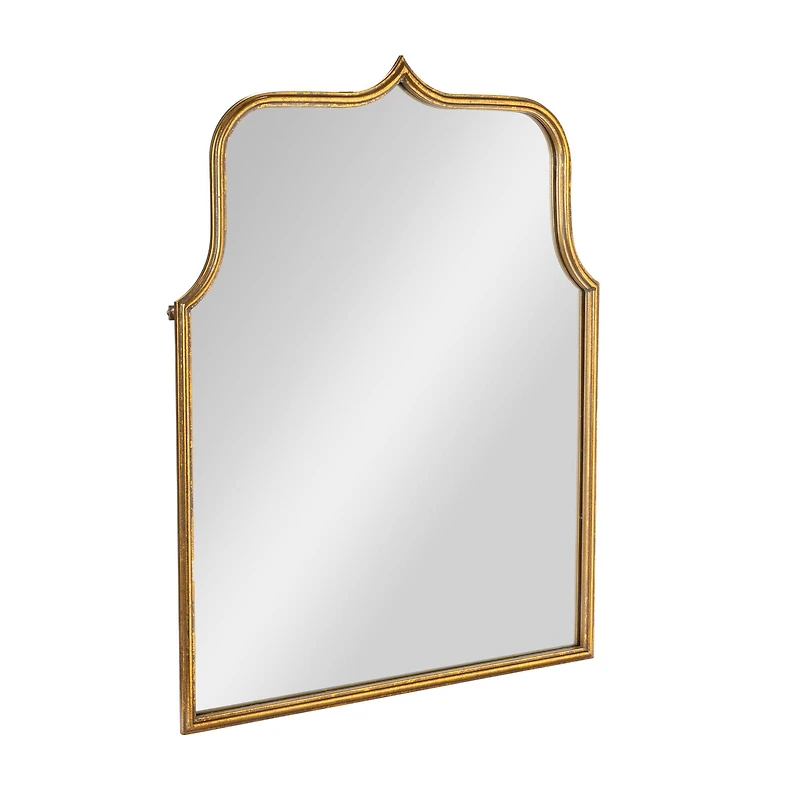Hello Honey® Antique Goldleaf Arched Floor Length Metal Framed Wall Mirror