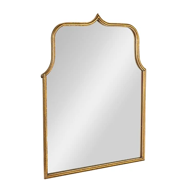 Hello Honey® Antique Goldleaf Arched Floor Length Metal Framed Wall Mirror