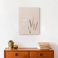 Do It All With Love 12" x 16" Canvas Wall Art