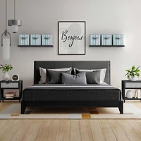 Sorbus 11" Aqua & Gray Foldable Storage Cubes, 6ct.