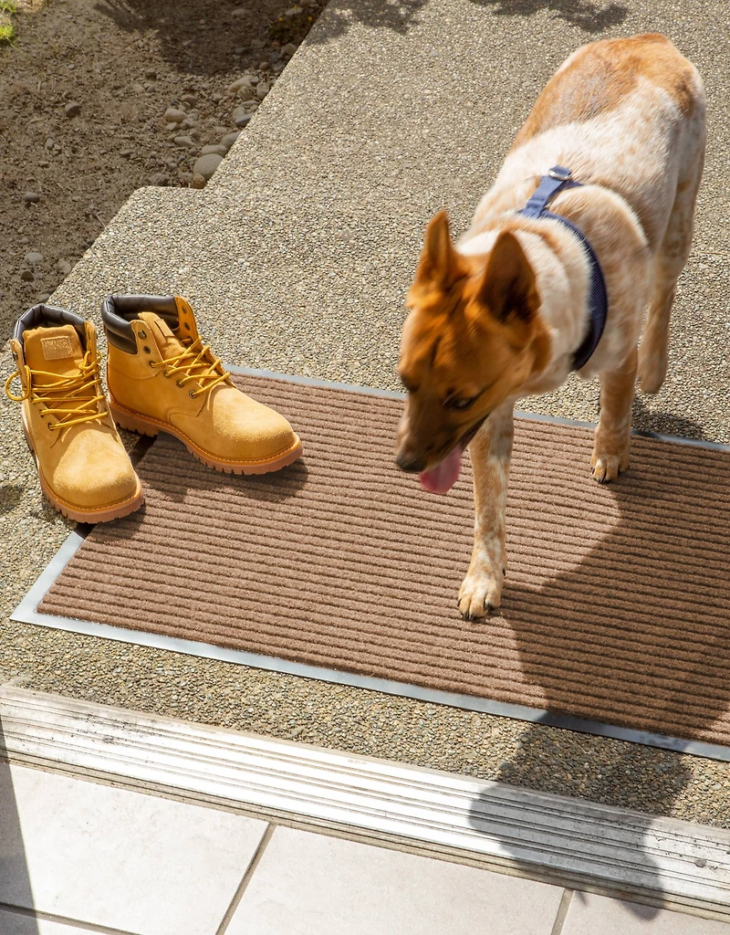 DII® Brown Ribbed Doormat
