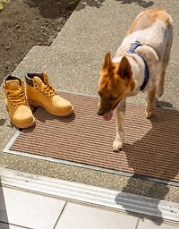 DII® Brown Ribbed Doormat