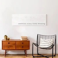 Celebrate Blessings 36" x 12" Canvas Wall Art