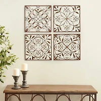 Brown Metal Rustic Wall Décor Set, 4ct.