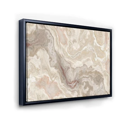 Designart - White Onyx Natural White Marble