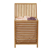 Household Essentials Bamboo Laundry Hamper